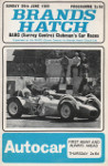 Programme cover of Brands Hatch Circuit, 29/06/1969