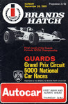 Programme cover of Brands Hatch Circuit, 28/09/1969
