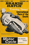 Programme cover of Brands Hatch Circuit, 05/10/1969
