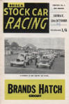 Programme cover of Brands Hatch Circuit, 12/10/1969