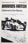 Programme cover of Brands Hatch Circuit, 22/02/1970