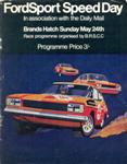 Programme cover of Brands Hatch Circuit, 24/05/1970