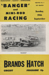 Programme cover of Brands Hatch Circuit, 19/09/1971