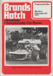 Programme cover of Brands Hatch Circuit, 27/12/1971