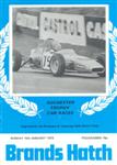 Programme cover of Brands Hatch Circuit, 16/01/1972