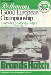 Programme cover of Brands Hatch Circuit, 03/04/1972
