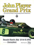 Programme cover of Brands Hatch Circuit, 15/07/1972