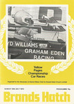 Programme cover of Brands Hatch Circuit, 30/07/1972