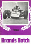 Programme cover of Brands Hatch Circuit, 20/08/1972