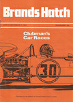 Programme cover of Brands Hatch Circuit, 17/09/1972