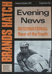 Programme cover of Brands Hatch Circuit, 08/10/1972