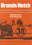 Programme cover of Brands Hatch Circuit, 26/11/1972