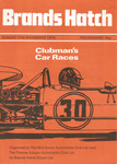 Programme cover of Brands Hatch Circuit, 11/11/1973
