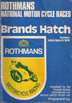 Programme cover of Brands Hatch Circuit, 24/03/1974