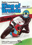 Programme cover of Brands Hatch Circuit, 27/05/1974