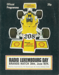 Programme cover of Brands Hatch Circuit, 30/06/1974