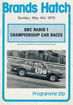 Programme cover of Brands Hatch Circuit, 04/05/1975