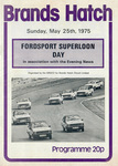 Programme cover of Brands Hatch Circuit, 25/05/1975