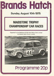 Programme cover of Brands Hatch Circuit, 10/08/1975