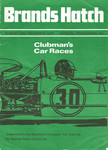 Programme cover of Brands Hatch Circuit, 23/11/1975