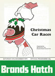 Programme cover of Brands Hatch Circuit, 27/12/1975