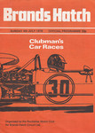 Programme cover of Brands Hatch Circuit, 04/07/1976