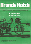 Programme cover of Brands Hatch Circuit, 01/08/1976