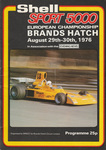 Programme cover of Brands Hatch Circuit, 30/08/1976