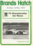 Programme cover of Brands Hatch Circuit, 01/05/1977
