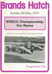 Programme cover of Brands Hatch Circuit, 08/05/1977
