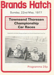 Programme cover of Brands Hatch Circuit, 22/05/1977