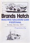 Programme cover of Brands Hatch Circuit, 03/07/1977