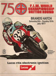 Programme cover of Brands Hatch Circuit, 10/07/1977