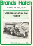 Programme cover of Brands Hatch Circuit, 08/04/1979