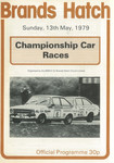 Programme cover of Brands Hatch Circuit, 13/05/1979