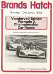Programme cover of Brands Hatch Circuit, 10/06/1979