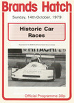 Programme cover of Brands Hatch Circuit, 14/10/1979