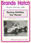 Programme cover of Brands Hatch Circuit, 26/05/1980