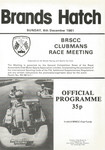 Programme cover of Brands Hatch Circuit, 06/12/1981