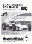 Programme cover of Brands Hatch Circuit, 04/04/1982