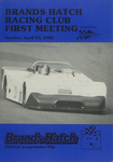 Programme cover of Brands Hatch Circuit, 25/04/1982