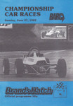 Programme cover of Brands Hatch Circuit, 27/06/1982