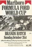 Programme cover of Brands Hatch Circuit, 31/10/1982
