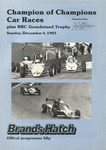 Programme cover of Brands Hatch Circuit, 04/12/1983