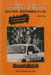 Programme cover of Brands Hatch Circuit, 30/09/1984