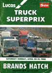 Programme cover of Brands Hatch Circuit, 21/04/1985