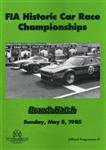 Programme cover of Brands Hatch Circuit, 05/05/1985