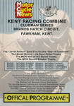Programme cover of Brands Hatch Circuit, 11/05/1985