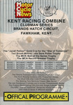 Programme cover of Brands Hatch Circuit, 29/06/1985