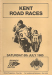 Programme cover of Brands Hatch Circuit, 06/07/1985